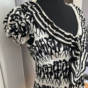 Nanette Lepore chic lady silk top